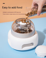 Dog Press Leakage Food Feeder Automatic Pet Feeder